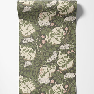 Dutch Wallcoverings Dutch Wallcoverings - FC Lina- Ulla-Britt Green - 55029