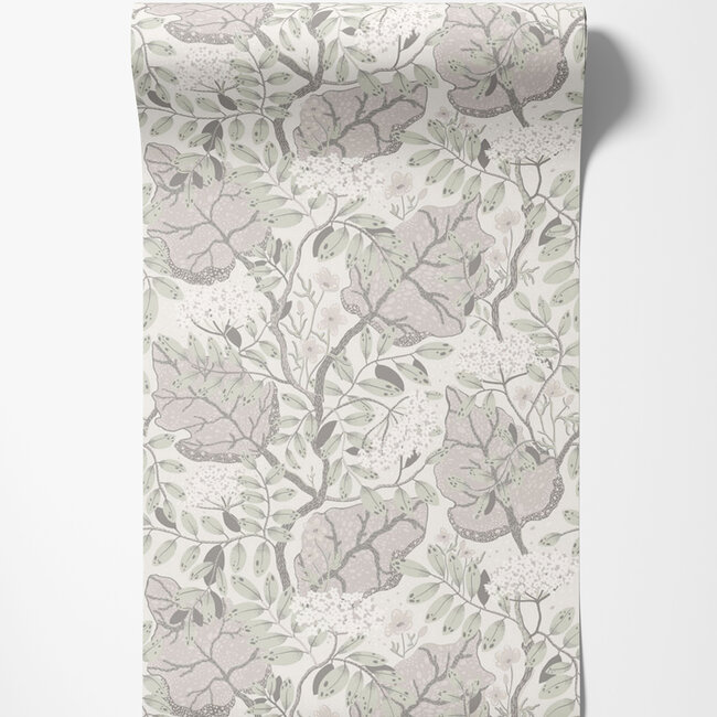 Dutch Wallcoverings Dutch Wallcoverings - FC Lina- Ulla-Britt Grey - Vliesbehang - 10m x 53cm - 55031