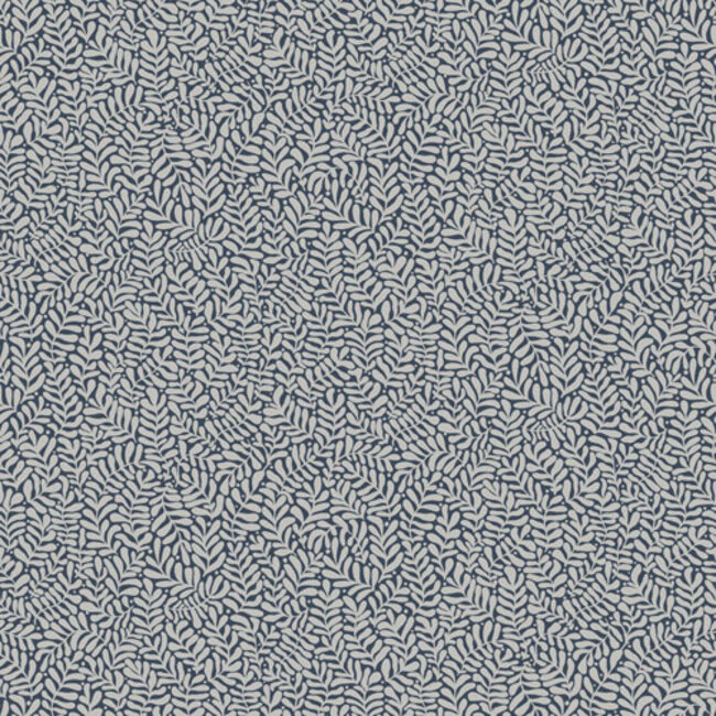 Dutch Wallcoverings Dutch Wallcoverings - FC Lina- Anna Dark blue - Vliesbehang - 10m x 53cm - 55032