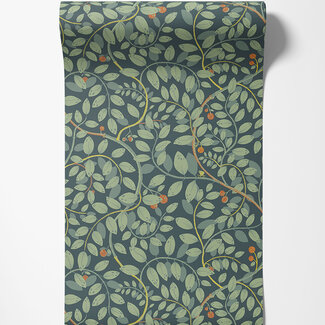 Dutch Wallcoverings Dutch Wallcoverings - FC Lina II- Kirke Turquoise - 65105