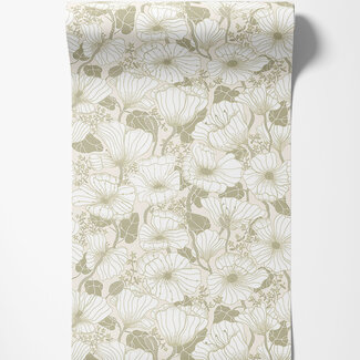 Dutch Wallcoverings Dutch Wallcoverings - FC Lina II- Matilda Grey - 65109