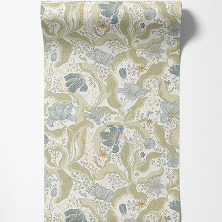 Dutch Wallcoverings Dutch Wallcoverings - FC Lina II- Bodri Blue - 65115