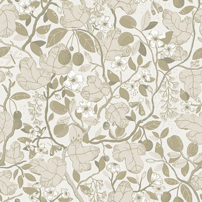 Dutch Wallcoverings Dutch Wallcoverings - FC Lina II- Ewald Beige - Vliesbehang - 10m x 53cm - 65120