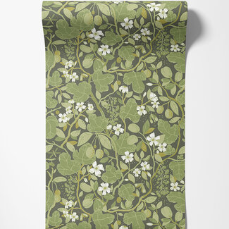 Dutch Wallcoverings Dutch Wallcoverings - FC Lina II- Ewald Green - 65121