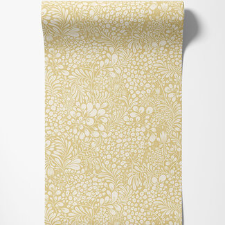 Dutch Wallcoverings Dutch Wallcoverings - FC Lina II- Siv Light yellow - 65128