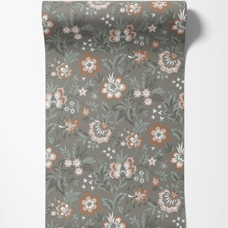 Dutch Wallcoverings Dutch Wallcoverings - FC Lyckebo- Mirabelle Grey - 28002