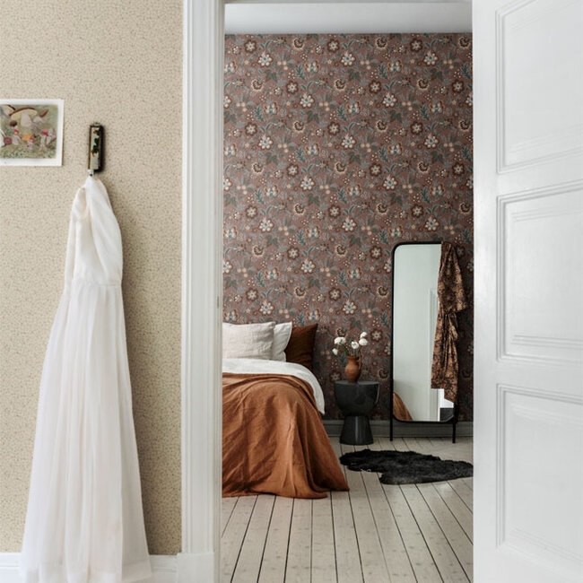 Dutch Wallcoverings Dutch Wallcoverings - FC Lyckebo- Clover Yellow - Vliesbehang - 10m x 53cm - 28012