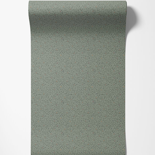 Dutch Wallcoverings Dutch Wallcoverings - FC Lyckebo- Clover Green - Vliesbehang - 10m x 53cm - 28013