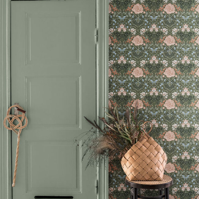 Dutch Wallcoverings Dutch Wallcoverings - FC Lyckebo- Sarah Green - Vliesbehang - 10m x 53cm - 28019