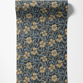 Dutch Wallcoverings Dutch Wallcoverings - FC Lyckebo- Poppy Black - 28029