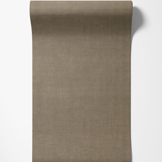 Dutch Wallcoverings Dutch Wallcoverings - FC Midolin- Mullvad Brown - Vliesbehang - 10m x 53cm - 16046