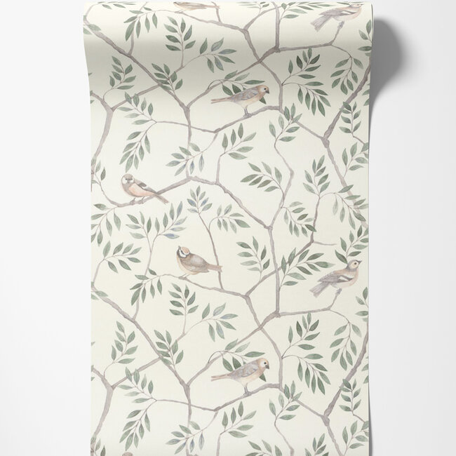 Dutch Wallcoverings Dutch Wallcoverings - FC Morgongava- August Beige - Vliesbehang - 10m x 53cm - 27015