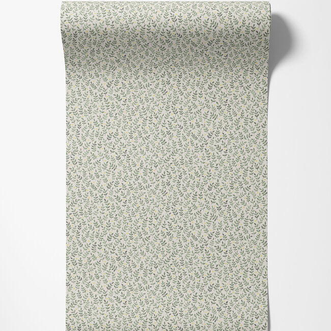 Dutch Wallcoverings Dutch Wallcoverings - FC Morgongava- Junis Green - Vliesbehang - 10m x 53cm - 27021