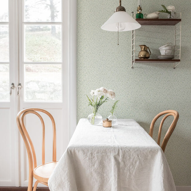 Dutch Wallcoverings Dutch Wallcoverings - FC Morgongava- Junis Green - Vliesbehang - 10m x 53cm - 27021