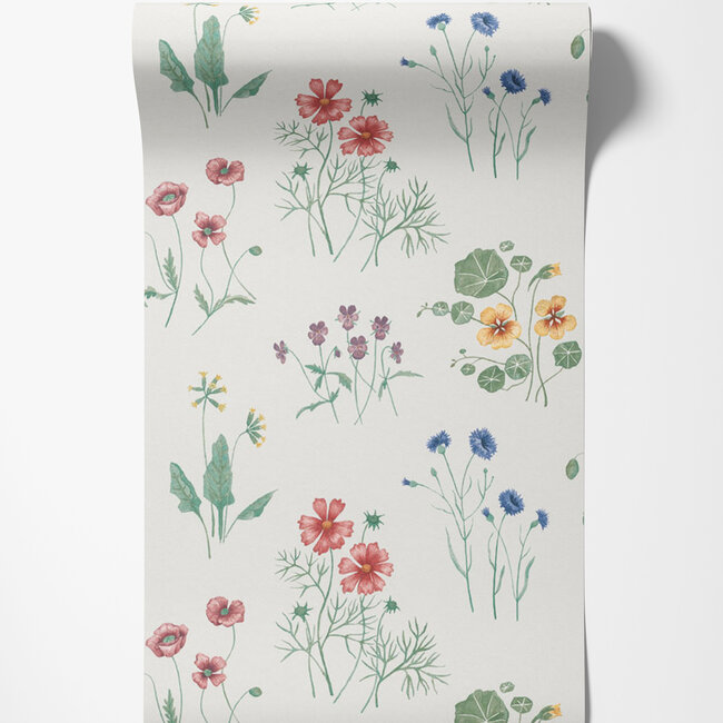 Dutch Wallcoverings Dutch Wallcoverings - FC Morgongava- Maj Grey - Vliesbehang - 10m x 53cm - 27023