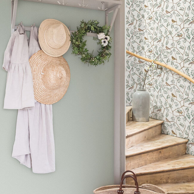 Dutch Wallcoverings Dutch Wallcoverings - FC Morgongava- Stella Green - Vliesbehang - 10m x 53cm - 27030