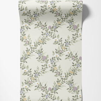 Dutch Wallcoverings Dutch Wallcoverings - FC Ortagard- Margareta Multi - 92107