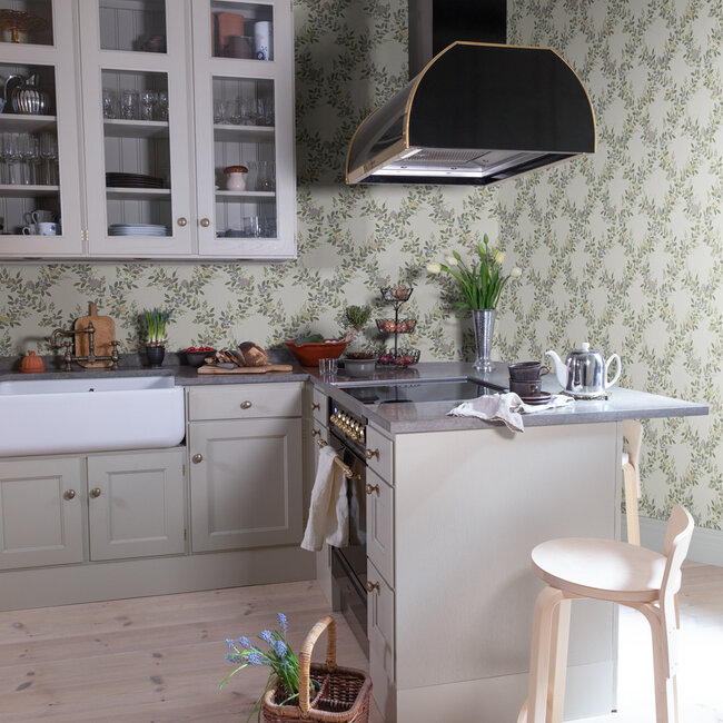 Dutch Wallcoverings Dutch Wallcoverings - FC Ortagard- Margareta Multi - Vliesbehang - 10m x 53cm - 92107