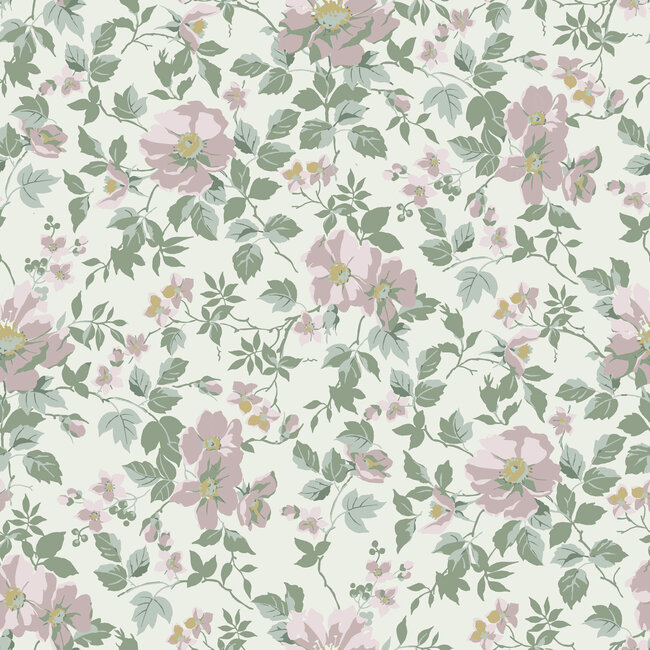 Dutch Wallcoverings Dutch Wallcoverings - FC Ortagard- Johanna Pink - Vliesbehang - 10m x 53cm - 92114