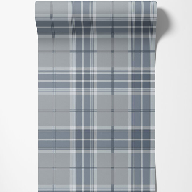 Dutch Wallcoverings Dutch Wallcoverings - FC Ortagard- Emma Blue - Vliesbehang - 10m x 53cm - 92120