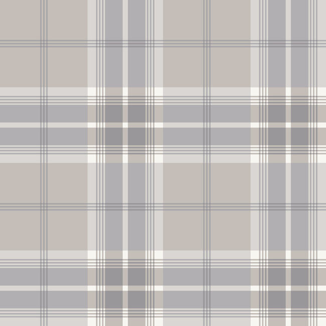 Dutch Wallcoverings Dutch Wallcoverings - FC Ortagard- Emma Grey - Vliesbehang - 10m x 53cm - 92124