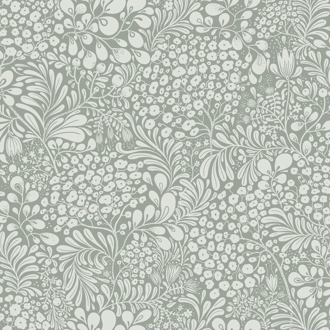 Dutch Wallcoverings Dutch Wallcoverings - FC Saltviken- Siv Grey - Vliesbehang - 10m x 53cm - 48004