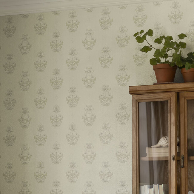 Dutch Wallcoverings Dutch Wallcoverings - FC Saltviken- Gullvie Beige - Vliesbehang - 10m x 53cm - 48006