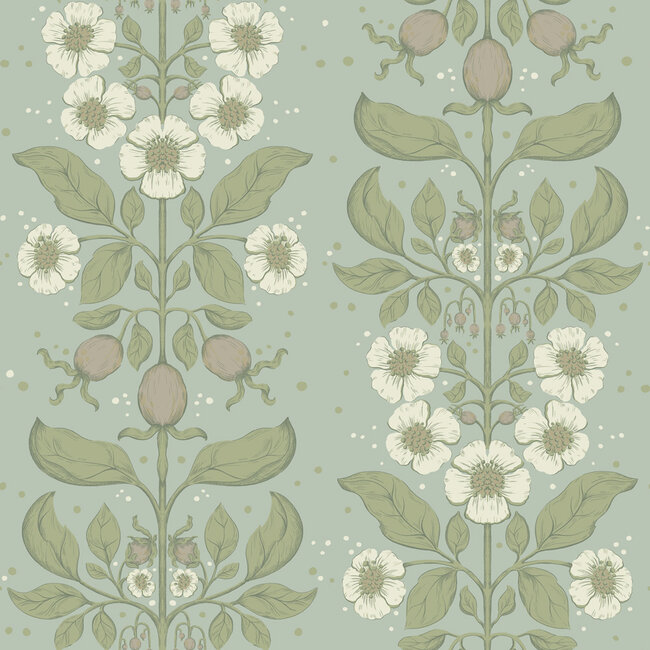 Dutch Wallcoverings Dutch Wallcoverings - FC Saltviken- Rosa Light Blue - Vliesbehang - 10m x 53cm - 48011