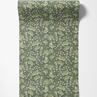 Dutch Wallcoverings Dutch Wallcoverings - FC Saltviken- Syren Dark Green - 48026