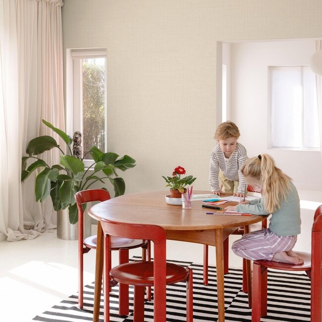 Dutch Wallcoverings Dutch Wallcoverings - Little Dreamers- uni beige - Vliesbehang - 10m x 53cm - LD1019