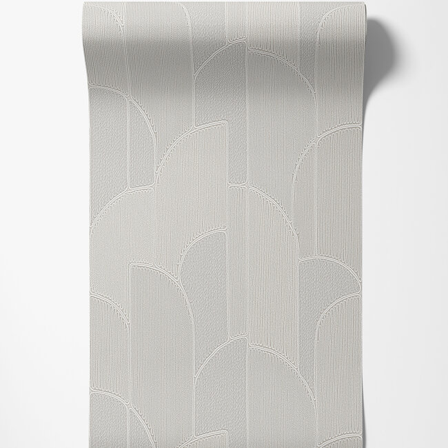 Dutch Wallcoverings Dutch Wallcoverings - Exclusive Threads Arch Forest Silve - Vliesbehang - 10m x 53cm - TP422931