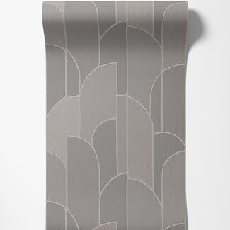 Dutch Wallcoverings Vliesbehang - Exclusive Threads Arch Forest Taupe - TP422933