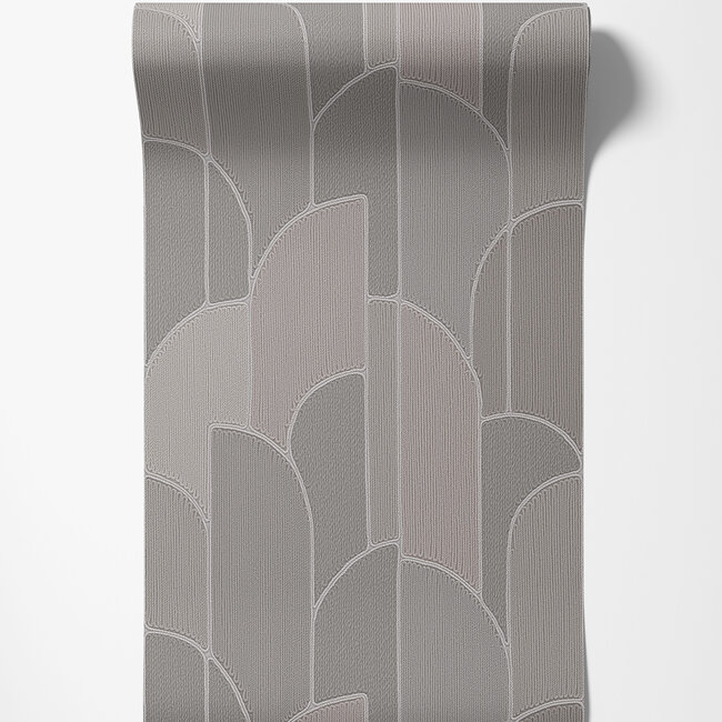 Dutch Wallcoverings Dutch Wallcoverings - Exclusive Threads Arch Forest Taupe - Vliesbehang - 10m x 53cm - TP422933