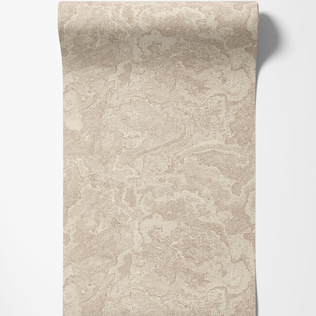 Dutch Wallcoverings Dutch Wallcoverings - Exclusive Threads Marble Cloud Beig - Vliesbehang - 10m x 53cm - TP422983