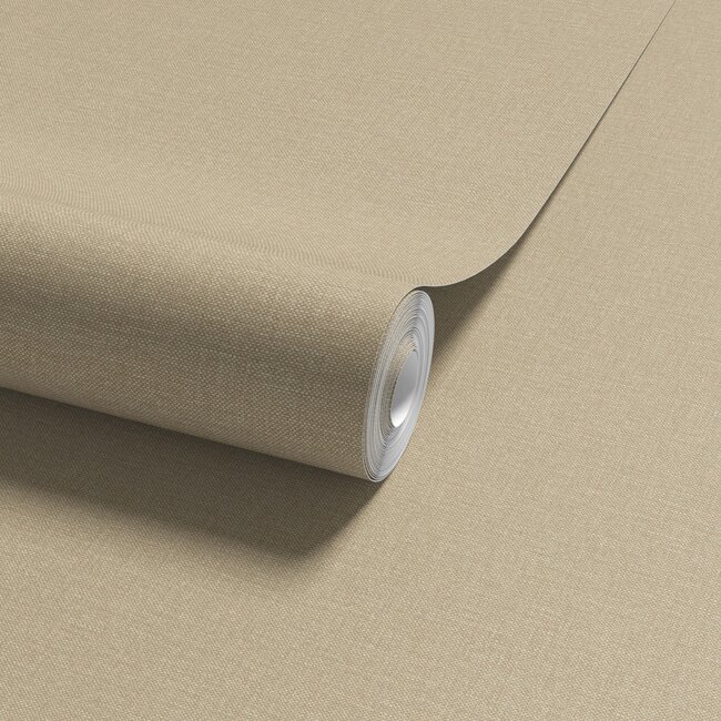Dutch Wallcoverings Dutch Wallcoverings - Linen & Textures - uni beige - Vliesbehang - 10m x 53cm - LT10027