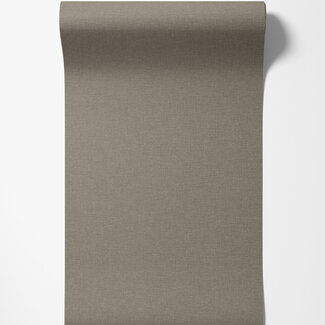 Dutch Wallcoverings Vliesbehang - Linen & Textures - uni taupe - LT10031