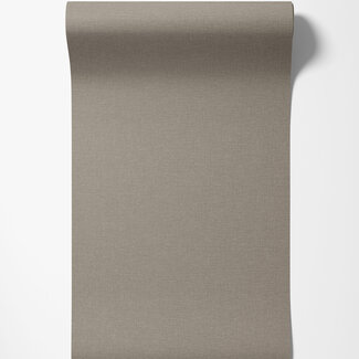 Dutch Wallcoverings Vliesbehang - Linen & Textures - uni taupe - LT10032