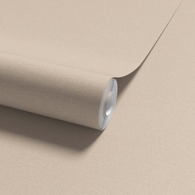 Dutch Wallcoverings Vliesbehang - Linen & Textures - uni roze - LT10033