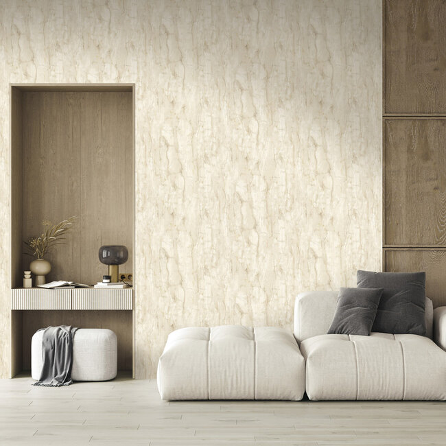 Dutch Wallcoverings Dutch Wallcoverings - FC Carrara 4- 10mx106cm - Vliesbehang - 10m x 106cm - 86633