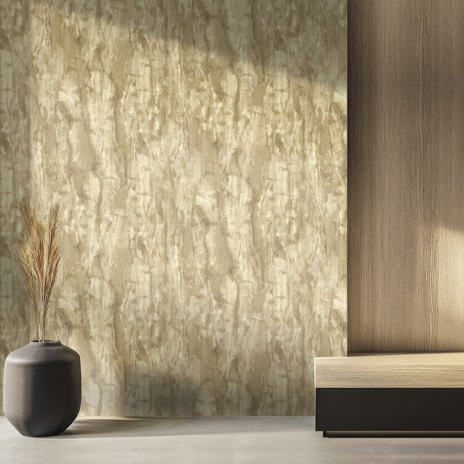 Dutch Wallcoverings Dutch Wallcoverings - FC Carrara 4- 10mx106cm - Vliesbehang - 10m x 106cm - 86639