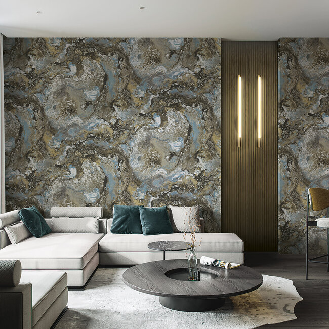 Dutch Wallcoverings Dutch Wallcoverings - FC Carrara Best- 10mx106cm - Vliesbehang - 10m x 106cm - 82663