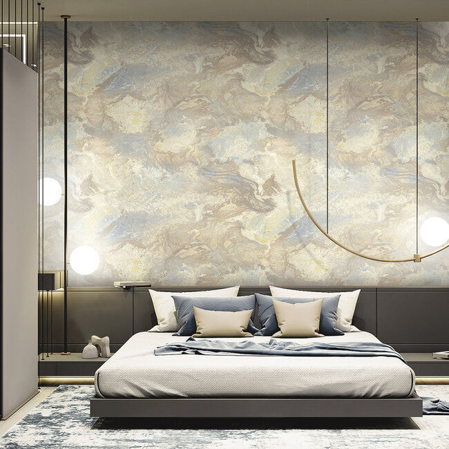 Dutch Wallcoverings Dutch Wallcoverings - FC Carrara Best- 10mx106cm - Vliesbehang - 10m x 106cm - 83670