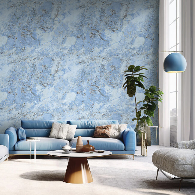 Dutch Wallcoverings Dutch Wallcoverings - FC Carrara Best- 10mx106cm - Vliesbehang - 10m x 106cm - 85602
