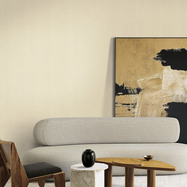 Dutch Wallcoverings Dutch Wallcoverings - FC Essential- uni beige 10mx106cm - Vliesbehang - 10m x 53cm - 73653