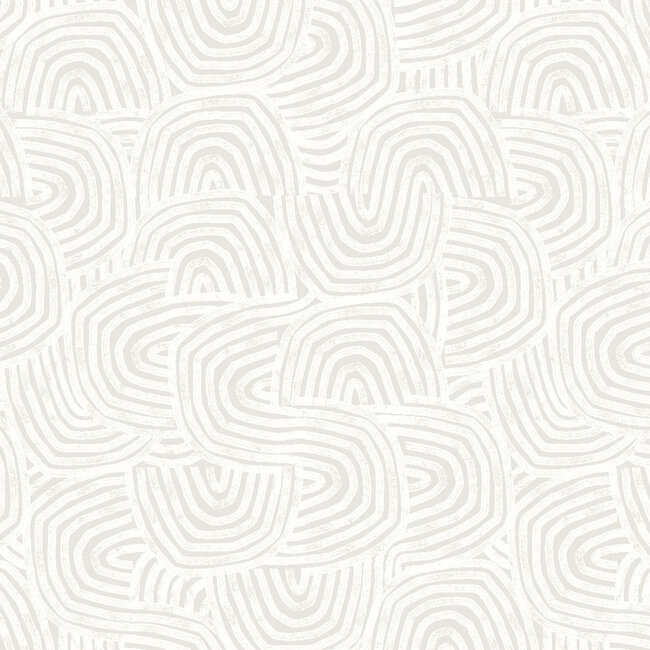 Dutch Wallcoverings Dutch Wallcoverings - FC Glasshouse- Venation Mini Dove - Vliesbehang - 10m x 50cm - GHS50123W