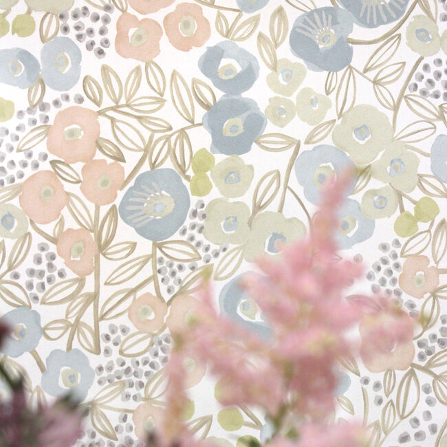 Dutch Wallcoverings Dutch Wallcoverings - FC Glasshouse- Elements Bark & Sage - Vliesbehang - 10m x 50cm - GHS50157W