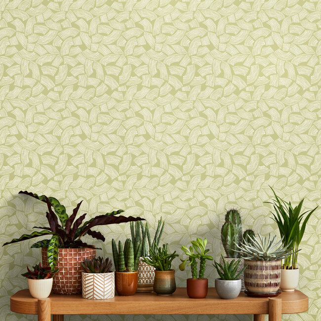 Dutch Wallcoverings Dutch Wallcoverings - FC Glasshouse- Elements Fennel - Vliesbehang - 10m x 50cm - GHS50161W