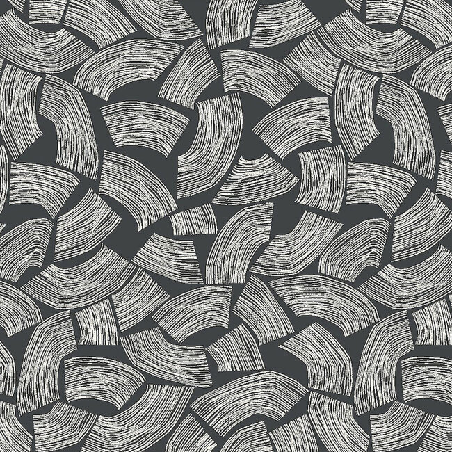 Dutch Wallcoverings Dutch Wallcoverings - FC Glasshouse- Elements Midnight - Vliesbehang - 10m x 50cm - GHS50165W