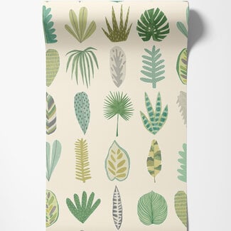 Dutch Wallcoverings Dutch Wallcoverings - FC Glasshouse- Leaf Boogie Forest - GHS50105W