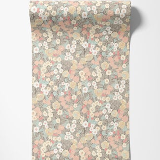 Dutch Wallcoverings Dutch Wallcoverings - FC Glasshouse- Flora Ditsy Peach/Dove  - GHS50116W
